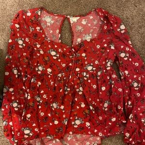 Adult floral Aeropostale shirt size small